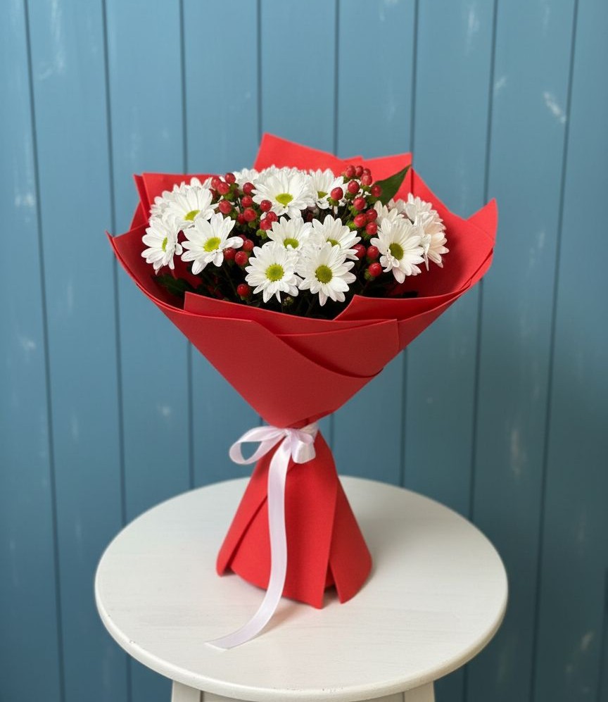 Букет цветов из: Хризантемы в Пузево