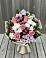 Букет цветов из: Альстромерии, Гвоздики, Розы и Хризантемы в Пузево