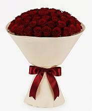 Букет 101 Бордовая роза Блэк Бакарра #REPLACE_PRED# Пузево