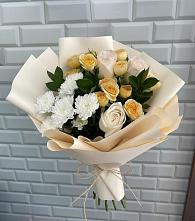 Букет цветов из:  Розы и Хризантемы в Пузево