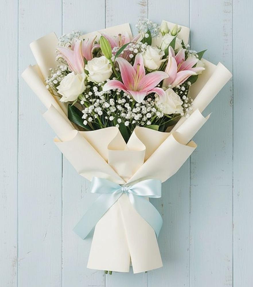 Букет цветов из: Лилии в Пузево