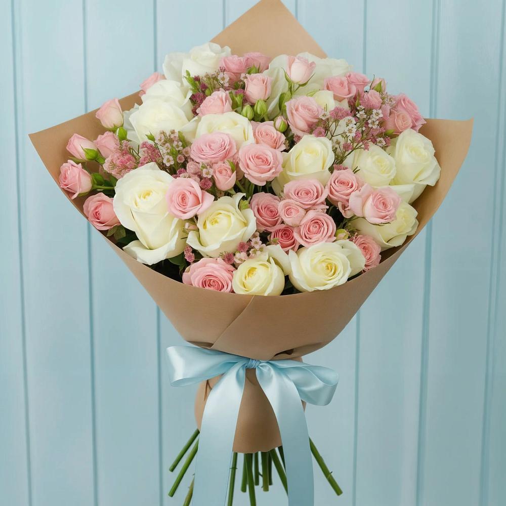 Букет цветов из: Розы в Пузево