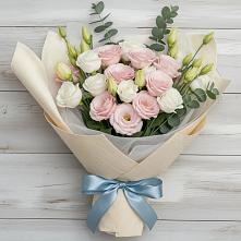 Букет цветов из:  Лизиантусы в Пузево