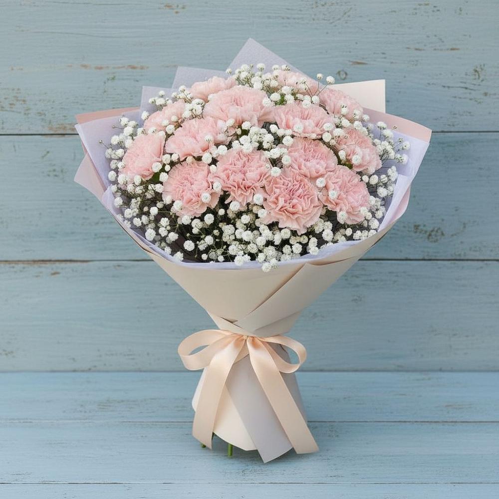 Букет цветов из: Гвоздики в Пузево