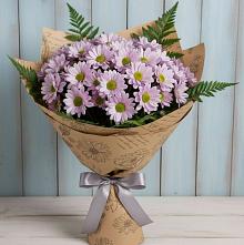 Букет цветов из:  Хризантемы #REPLACE_PRED# Пузево