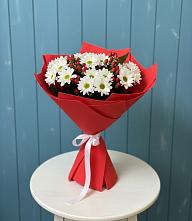 Букет цветов из:  Хризантемы #REPLACE_PRED# Пузево