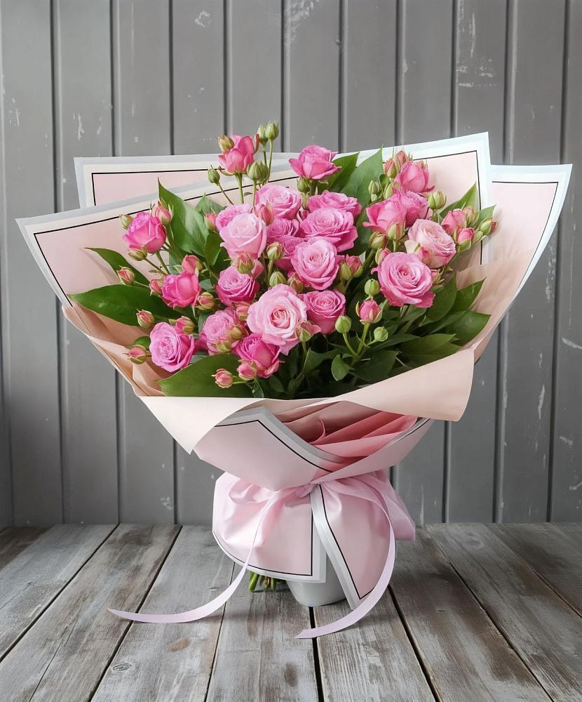 Букет Розовый кустик в Пузево