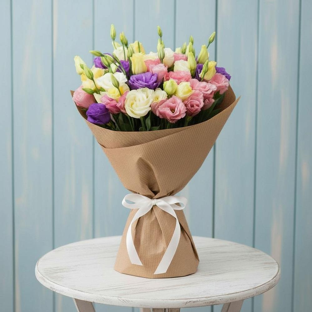 Букет цветов из: Лизиантусы в Пузево