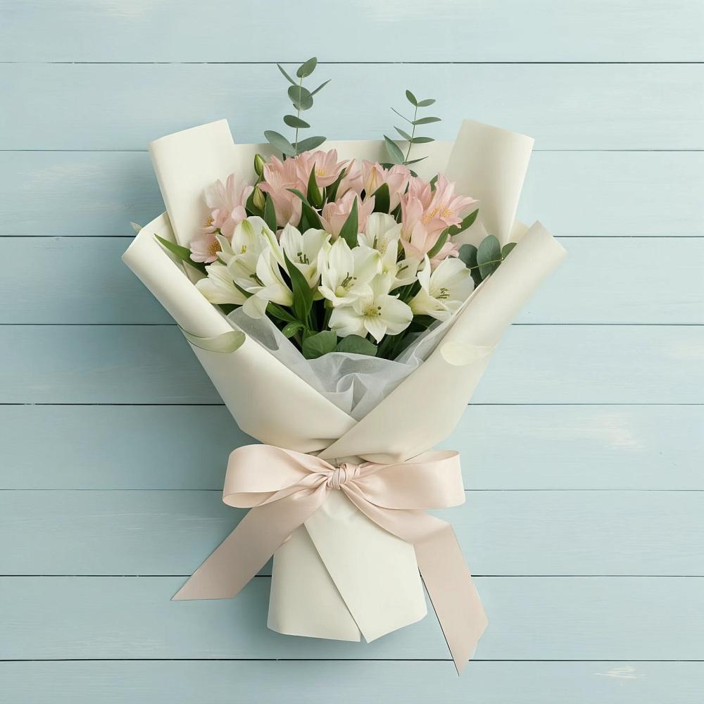 Букет цветов из: Альстромерии в Пузево