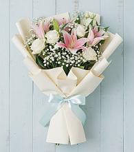 Букет цветов из:  Лилии в Пузево