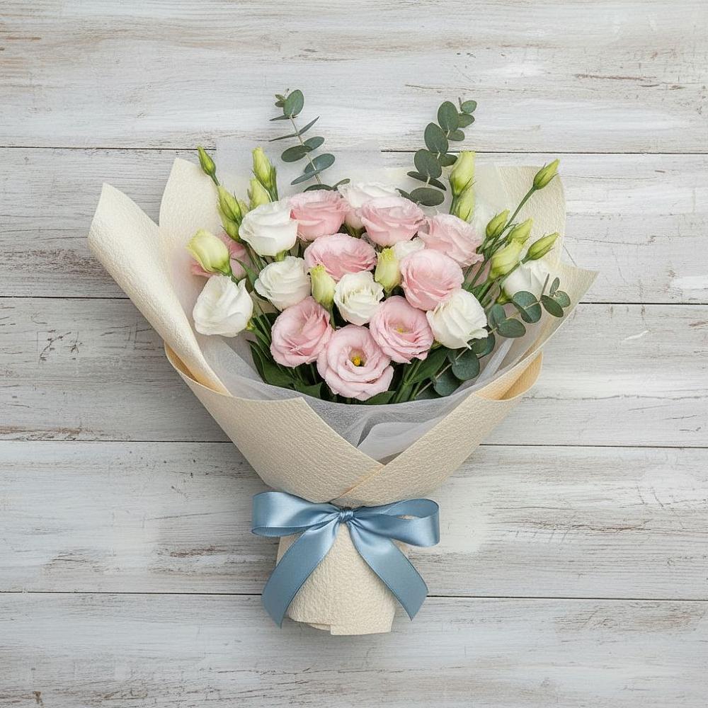 Букет цветов из: Лизиантусы в Пузево